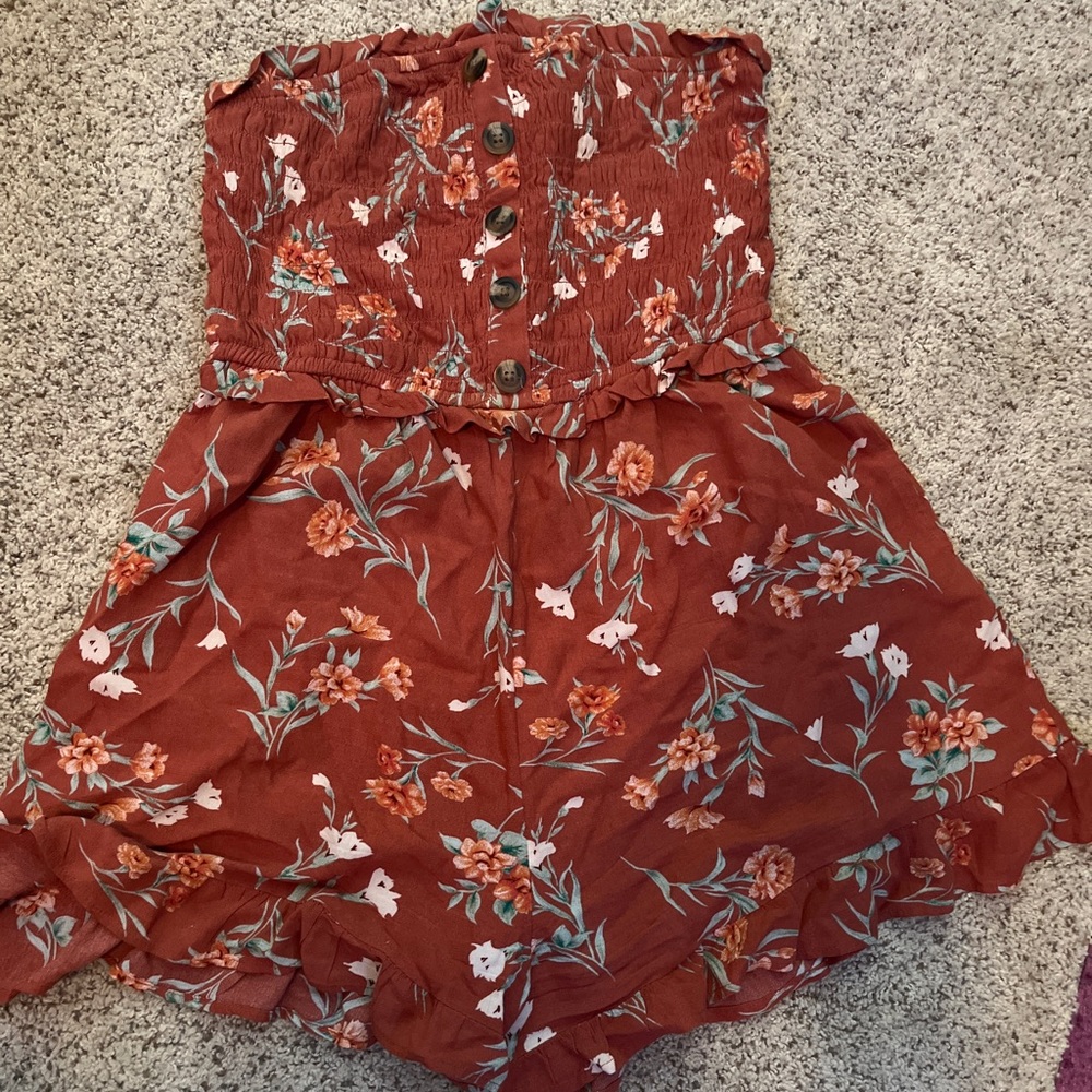 American Eagle Outfitters Floral Romper